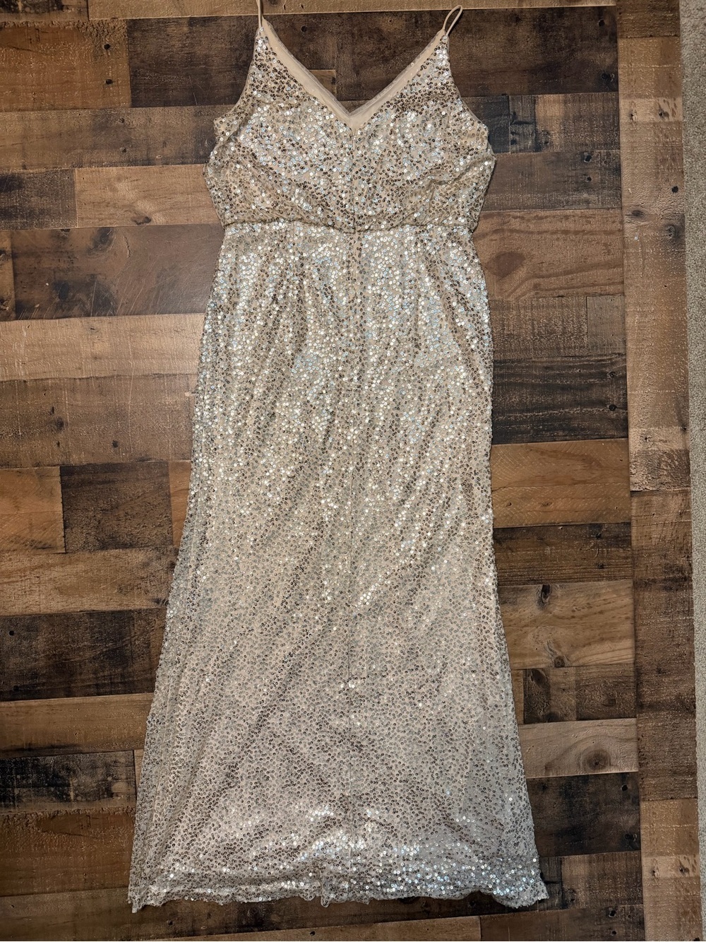 Adrianna Papell Sequin Evening Gown - Picture 3 of 6